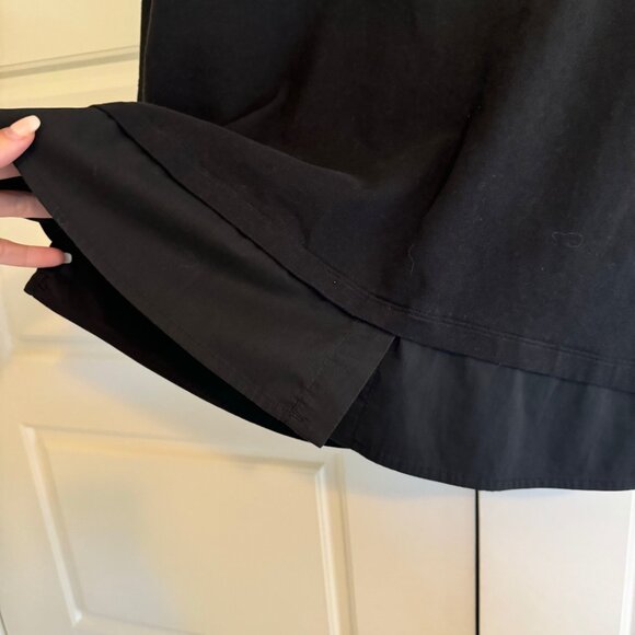 Lululemon Live to Layer Shirt Black 3/4 Sleeve Relaxed Fit Cotton Blend Size 10 - Picture 7 of 7